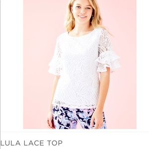 Lilly Pulitzer Lula Lace Top NWT sz XL